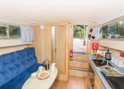 Interior image of boat